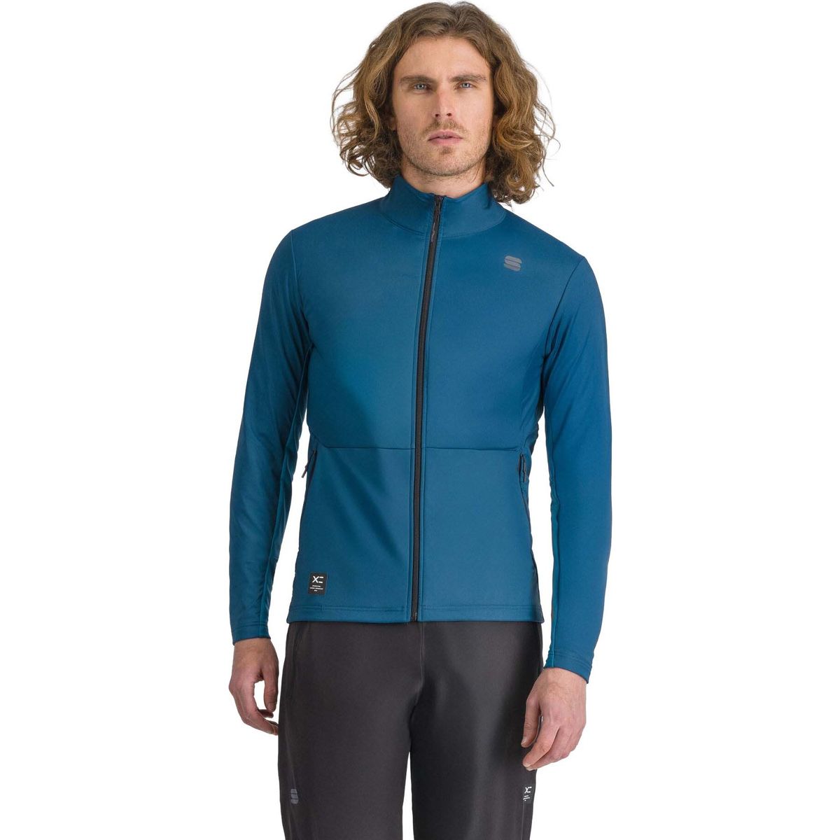 Sportful Offset Jacket teal blue/blue corsair (415) L 0425519-415-L