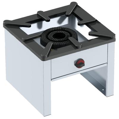 Gaskocher mit hoher leistung 1 grill - 600x600x500 mm - 12,5 Kw - 49200M08 Eurast