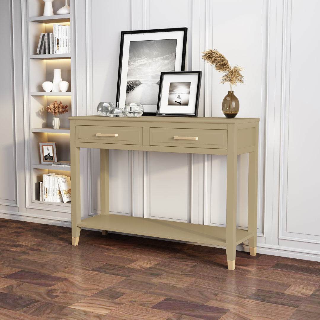 Rosdorf Park Ossian 105cm Console Table Clay