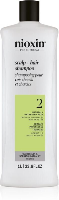 Nioxin System 2 Scalp + Hair Shampoo shampoing anti-amincissement 1000 ml