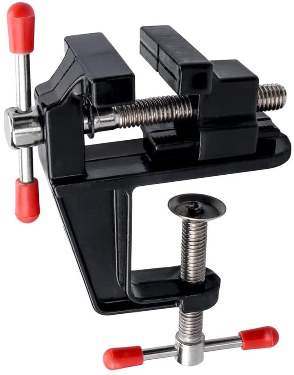 Universele Mini Klem voor Werkbank - 35mm Klem voor Kleine Klussen - Zwart