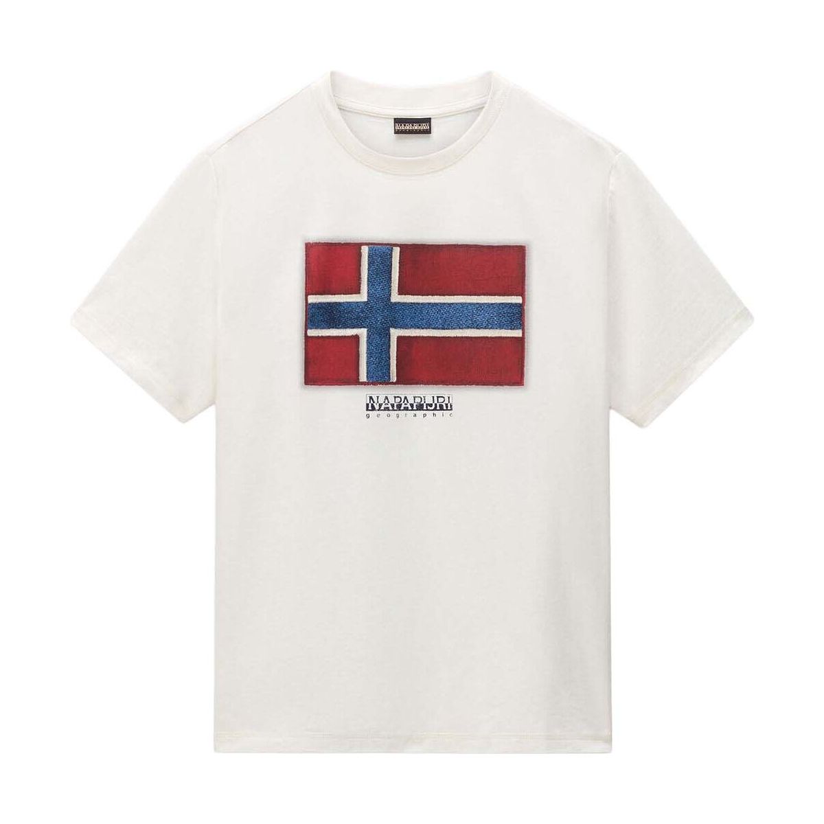 Napapijri S-flag Tiki Softshell white whisper (N1A) XXL NP0A8A6IN1A1002