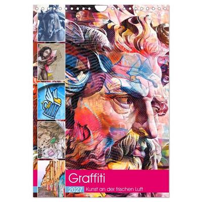 Graffiti Kunst an der frischen Luft (Wandkalender 2027 DIN A4 hoch), CALVENDO Monatskalender