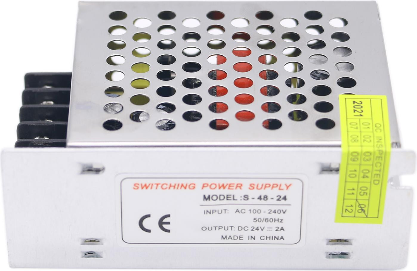 Cocosity Spanningsomvormer AC 100V-240V naar DC 24V 2A 48W Schakelende Voeding voor LED-strips
