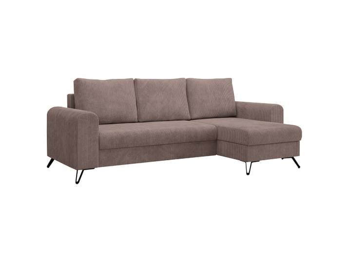 ECKSOFA Hugo Cord Rosa