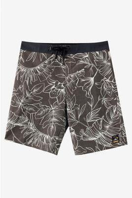 O'Neill s Hyperfreak Heat Hawaii 20"" Board Shorts in Turkish Coffee, Size 40, Elastane/Polyester"
