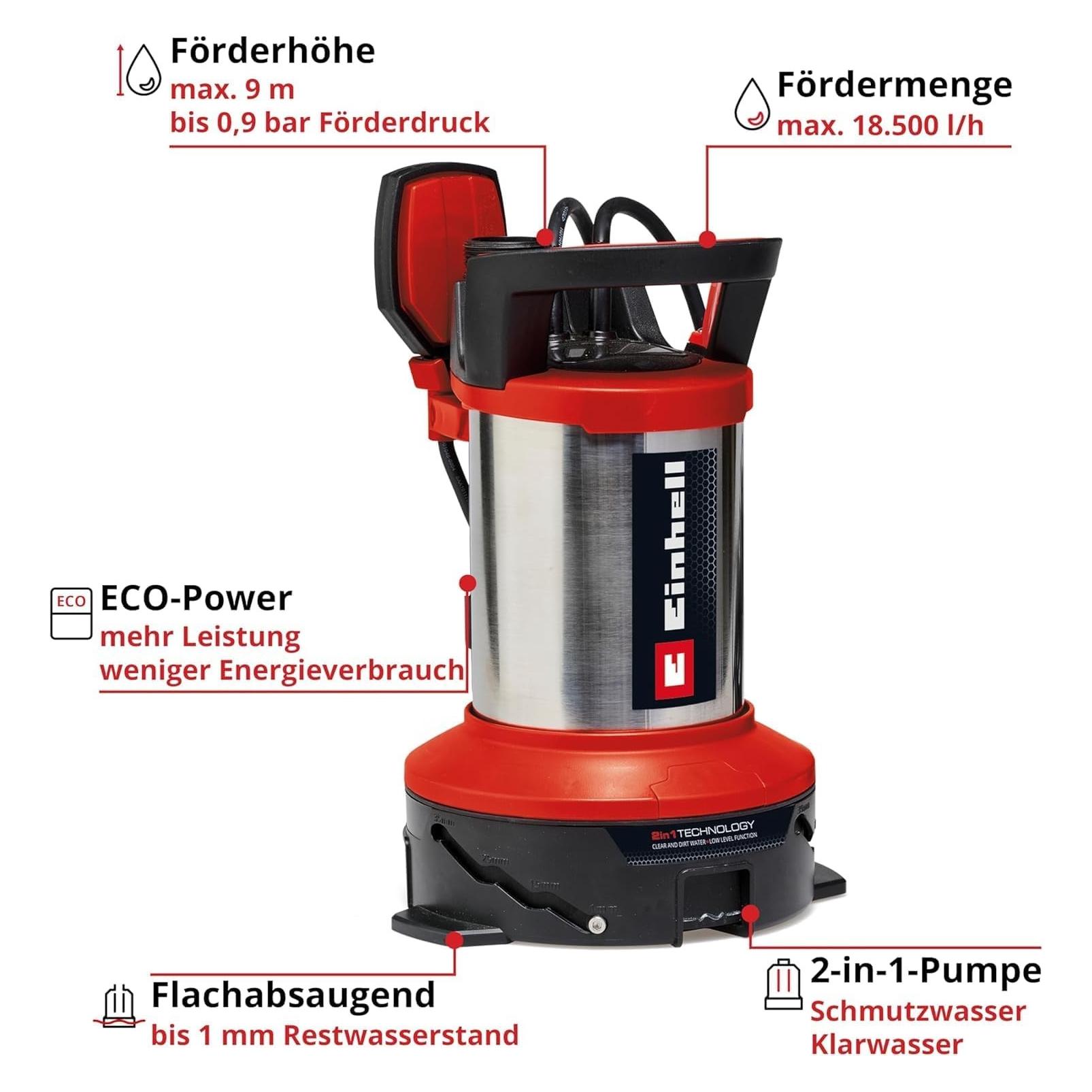 Einhell Flutset GE-DP 7535 N LL ECO (Schmutzwasserpumpe) (4181515)
