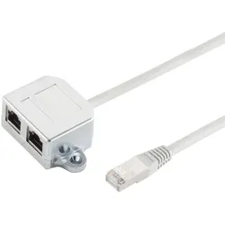 cat. 5e Patchkabeladapter Ethernet/Ethernet 0,1 m