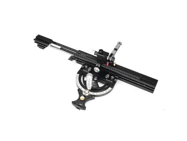 HONGDUI HD-MG21-BS clôture de jauge d'onglet adaptée à la plupart des petites scies de Table Bosch Festool Dewalt utilisation de clôture d'angle de 50 degrés pour les petites tables