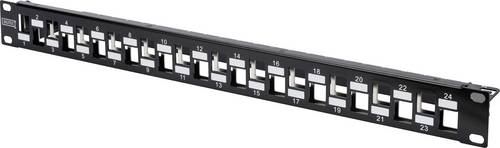 Digitus DN-91412 24 Port Netzwerk-Patchpanel 483 mm (19 ) Unbestückt 1 HE