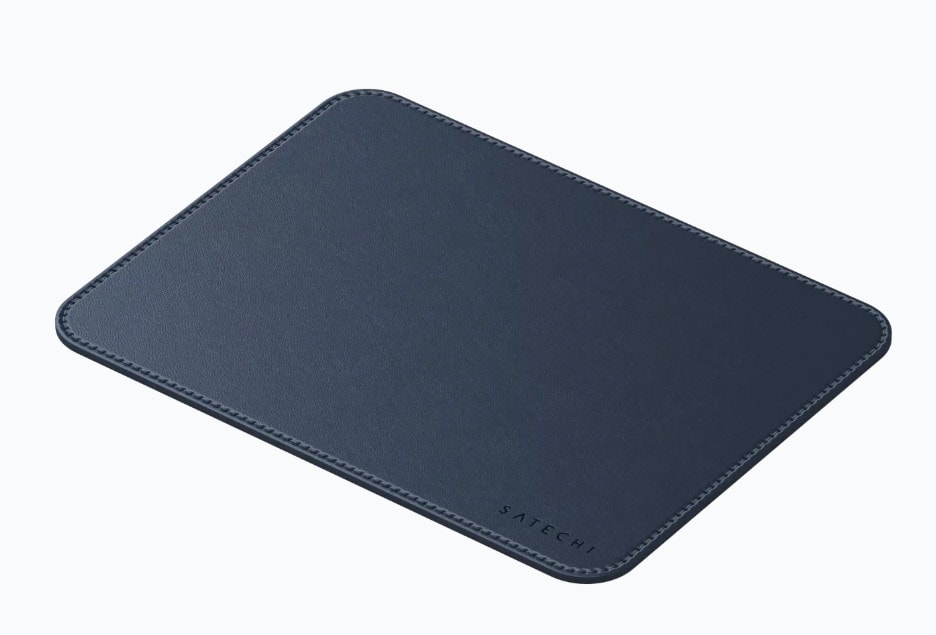 Satechi Vegan-Leather Premium Mouse Pad Blau ST-LMPB