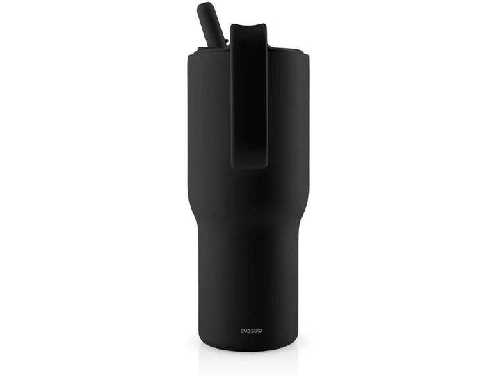 Thermobecher Eva Solo Schwarz Kunststoff/Edelstahl H 25 cm 900 ml