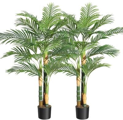 Yun Golden Cane Palm Artificial Tree