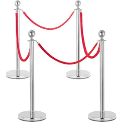 Stagecaptain PLS-150 Deluxe 4.4-200S Absperrständer Personenleitsystem 2,0m silber