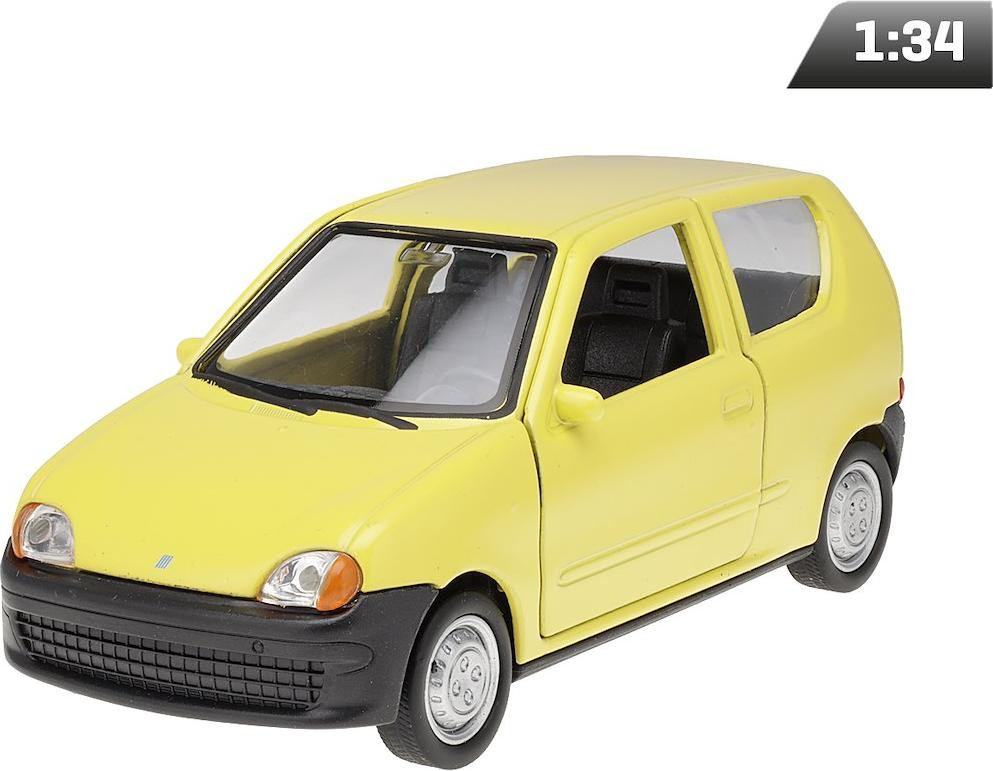 CARMOTION FIAT Seicento Modelauto 1:34, Geel