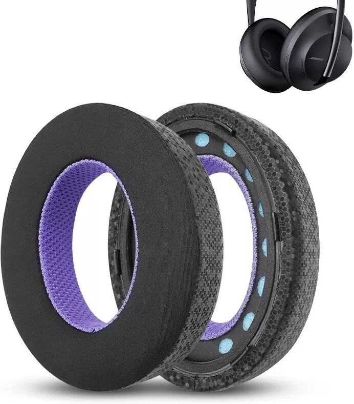 INF Coussinets de remplacement rafraîchissants pour écouteurs Bose 700 - Noir/Violet