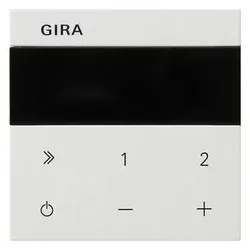 GIRA UP-Radio weiß matt Bedienelement 232227