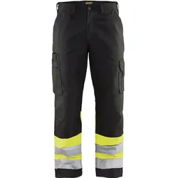 Warnschutz Bundhose "1564" - D30 - schwarz/gelb