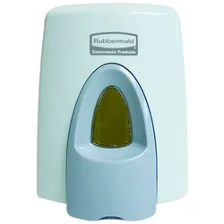 Rubbermaid Seifenspender mit antimikrobiellem Schutz | 400ml, HxBxT 11,2x5,9x5,9cm | Weiß Grau von PROREGAL