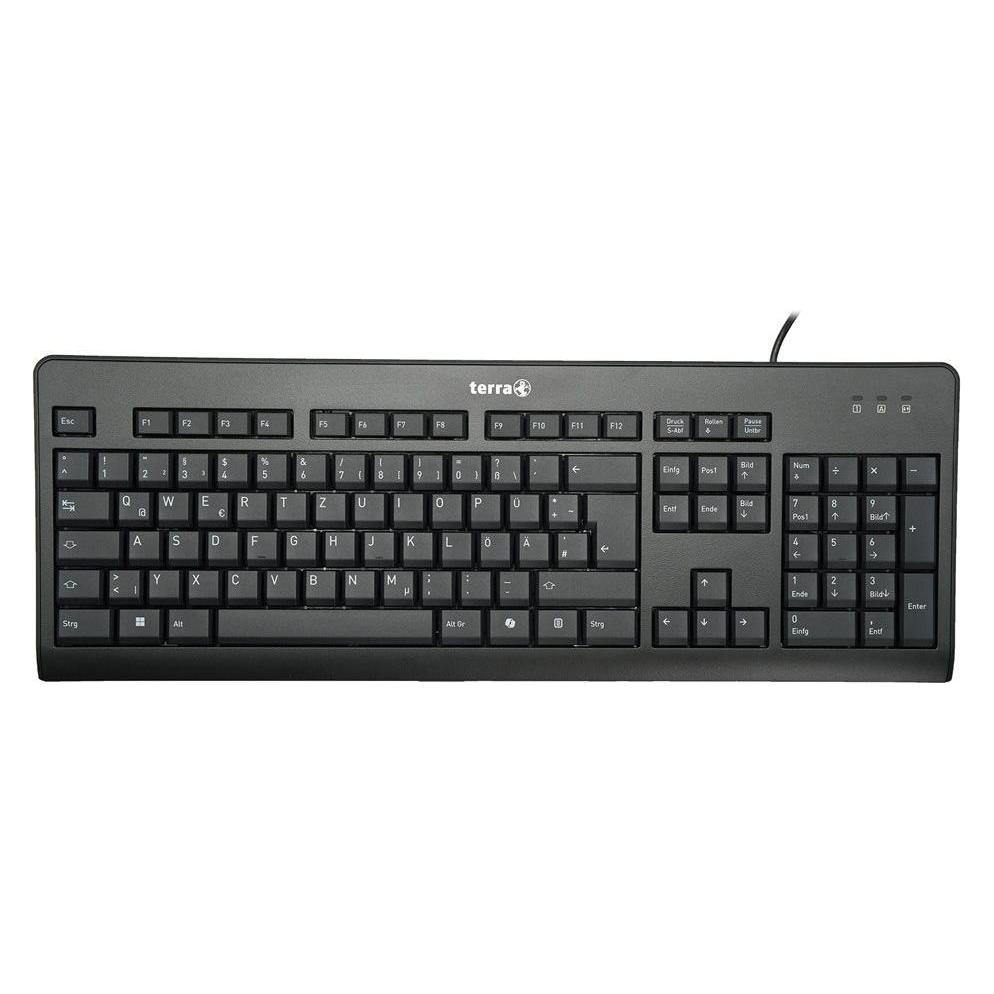Wortmann TERRA Keyboard 1500 Corded (DE) USB black Copilot (DE, Kabelgebunden) (2810714)
