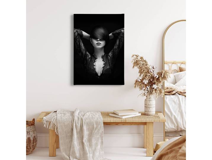 Impression sur toile Black Tip Polyester PVC / Épicéa Gris 50 x 70cm