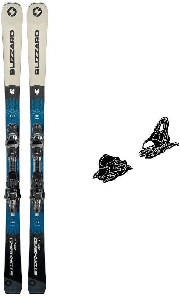 Blizzard  - Pack Ski Stormbird 82 Dti - 180 + Tpx 12 Demo Black Anthracite - Ski
