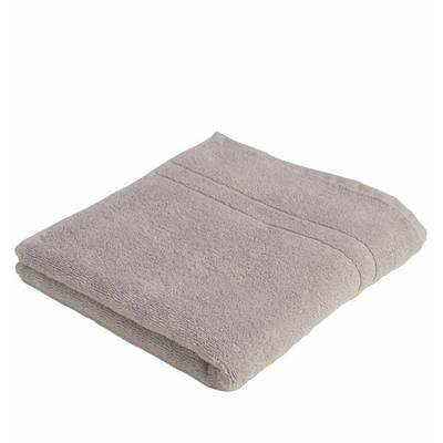 Handtücher WEWO FASHION "9518H", grau (lightgrau), B:50cm L:100cm, Frottee, Frottier, Handtücher, saugstark