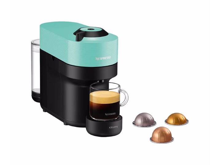 Krups Nespresso Vertuo Pop, Aqua Mint Nespresso Maschine