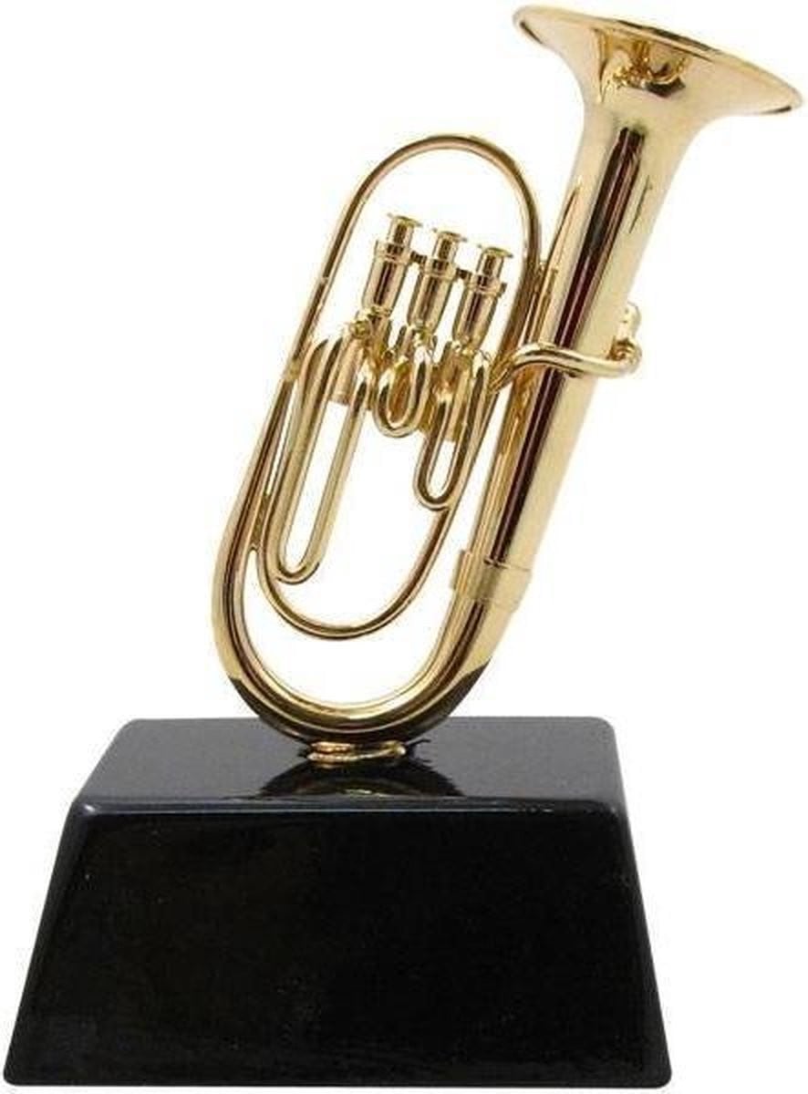 Music Gifts Miniatuurinstrument Tuba 9 cm