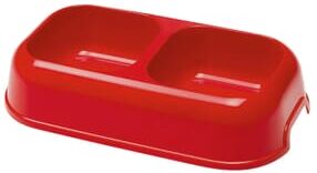 Ferplast Comedouro De Plástico Party 16 700 ml Vermelho
