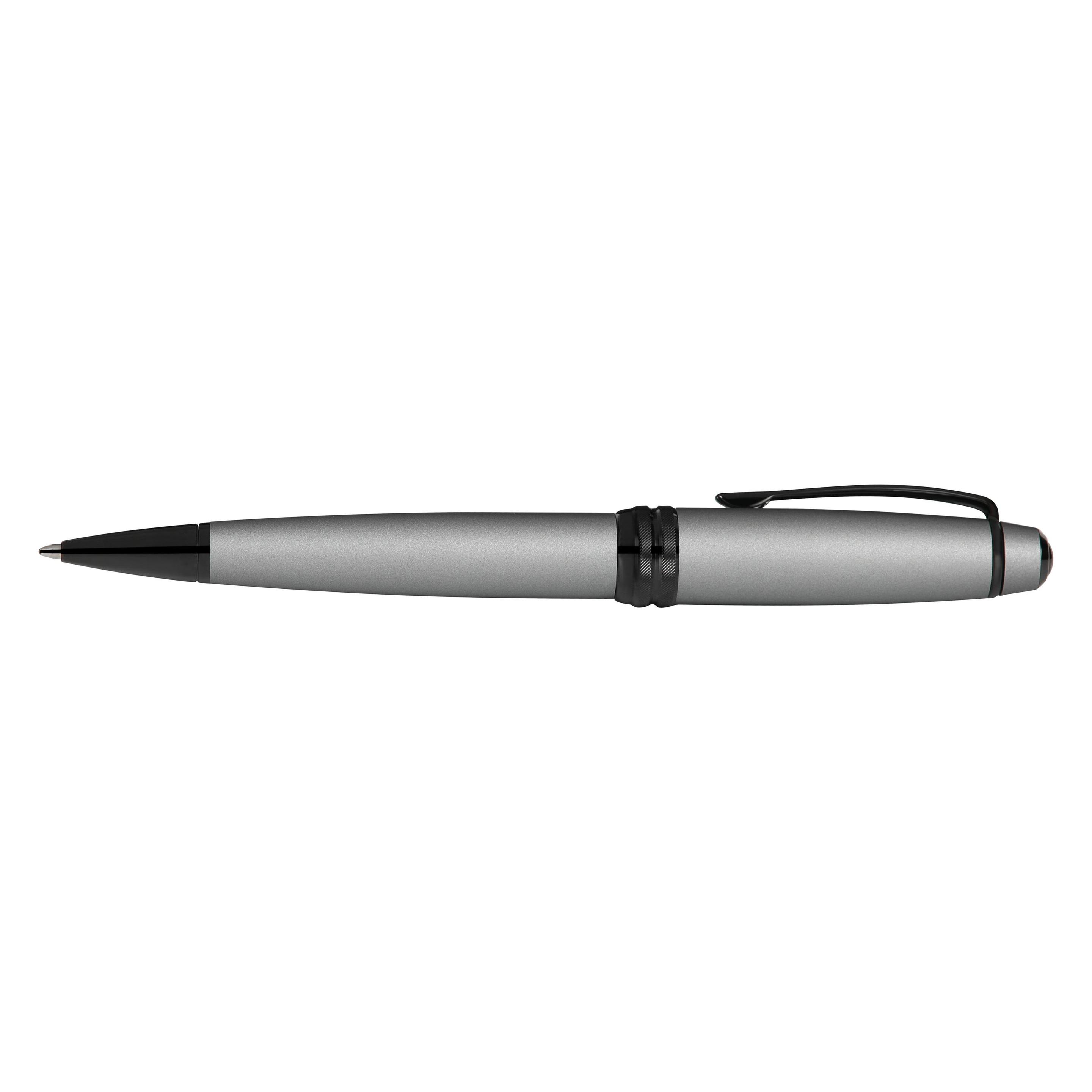 Cross Kugelschreiber Bailey Mattgrau, schwarze PVD Beschläge (1x) (AT0452-20)