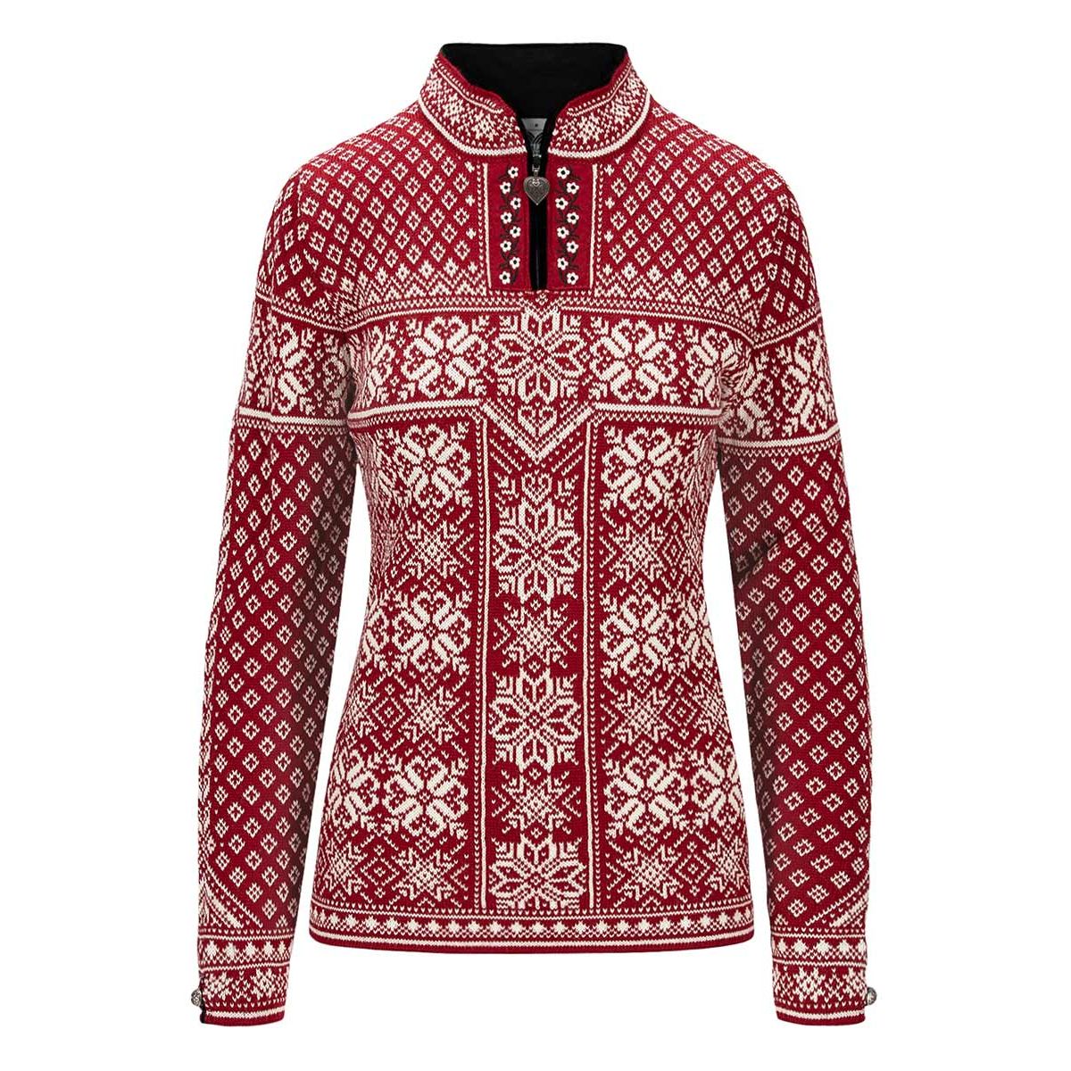 Dale of Norway Peace Fem Sweater redrose offwhite (B00) XL 13312-B00-XL