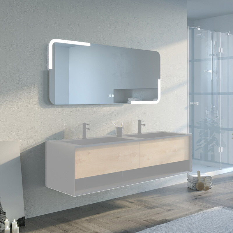 Distribain Miroir Rectangulaire avec LED PRISMA_1600