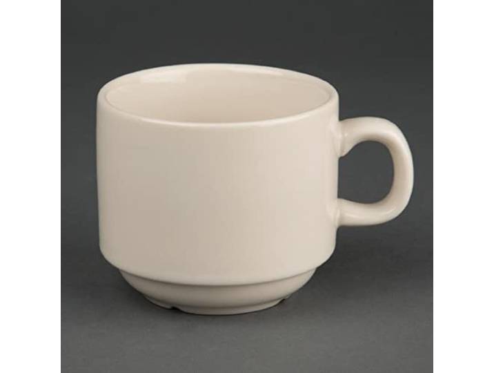 Olympia Ivory stapelbare Teetassen 21,3cl