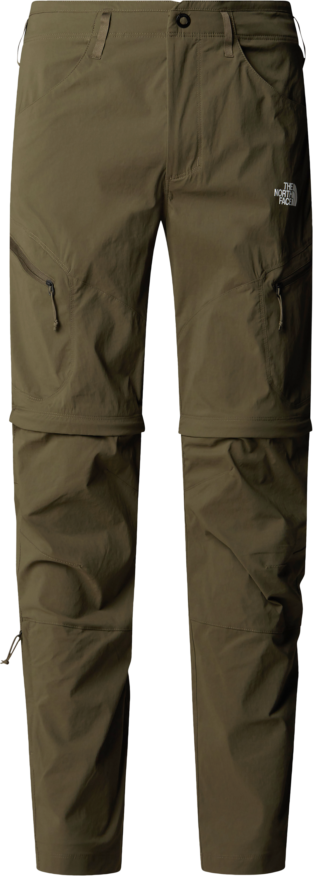 The North Face Men's Exploration Convertible Regular Tapered Pants New Taupe Green, 36 - Regular
