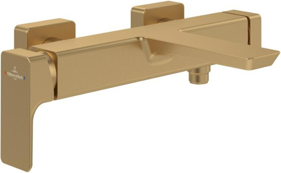 V&B Einhebelmischer für Badewanne Subway 3.0 m Umst, Rückflussschutz, Wd., brush. gol
