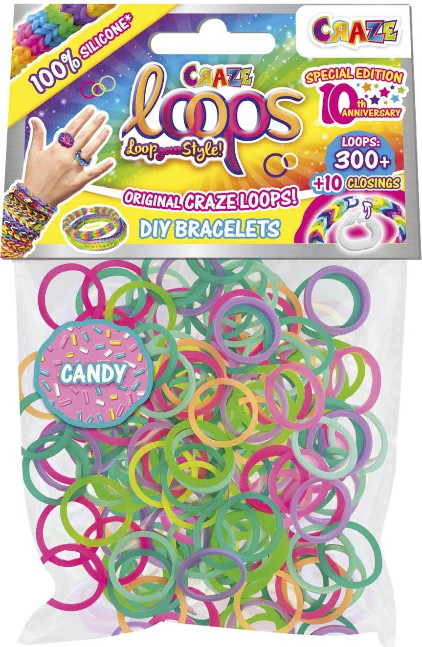 Craze 59517 Siliconen Armbandjes voor Kinderen in Verschillende Kleuren