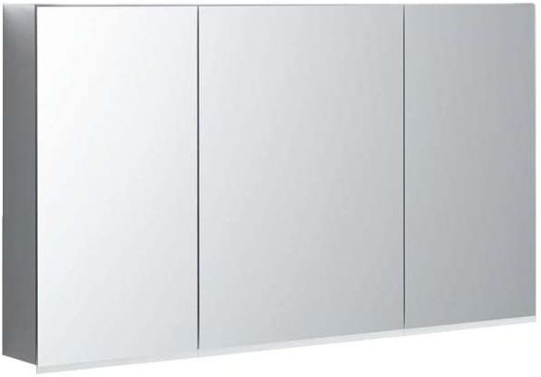 Geberit Option Plus Spiegelschrank 500592001 120x70x17,2 cm, mit Beleuchtung, Kosmetikspiegel, 3 Türen