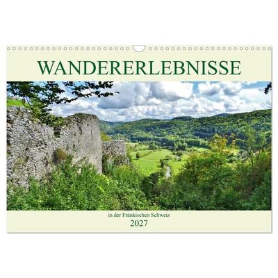 Wandererlebnisse in der Fränkischen Schweiz (Wandkalender 2027 DIN A3 quer), CALVENDO Monatskalender