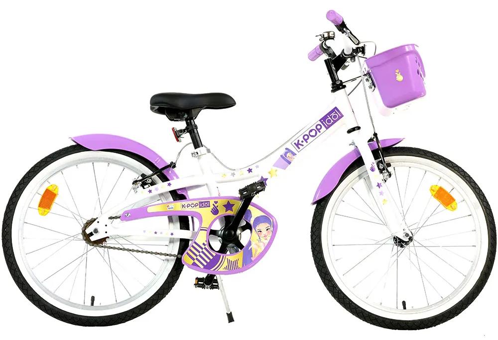 Dino Bikes K-pop Idol 20'' Fahrrad Weiß,Lila +7 Years Junge Weiß,Lila +7 Years