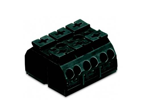 WAGO 862-503 Geräteanschlussklemme Federklemme Schwarz 250St.
