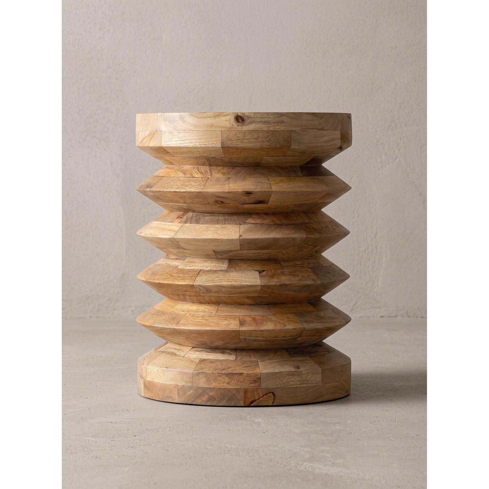 Beistelltisch Mango Massivholz Ø 35x45 cm - JELSA Kadima Design