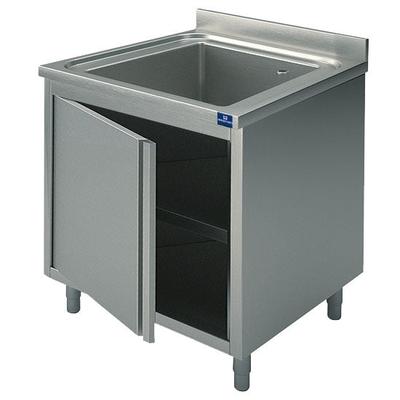 Virtus Spülschrank, 1 Becken, auf Schrank, mit Flügeltür, 700x600 mm (SLA1706)