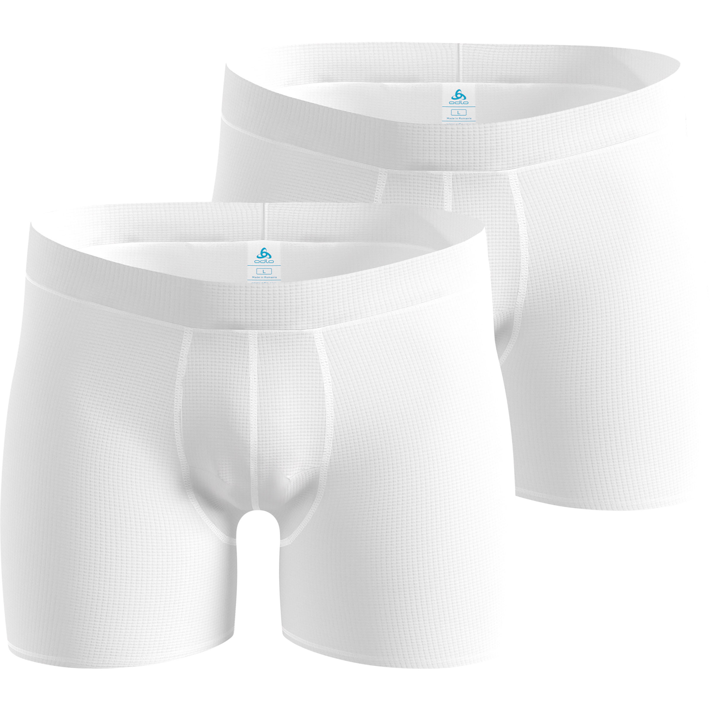 Odlo Active Light 2er Pack Boxer Herren Kurze Unterhose weiss Größe XL Elastisch