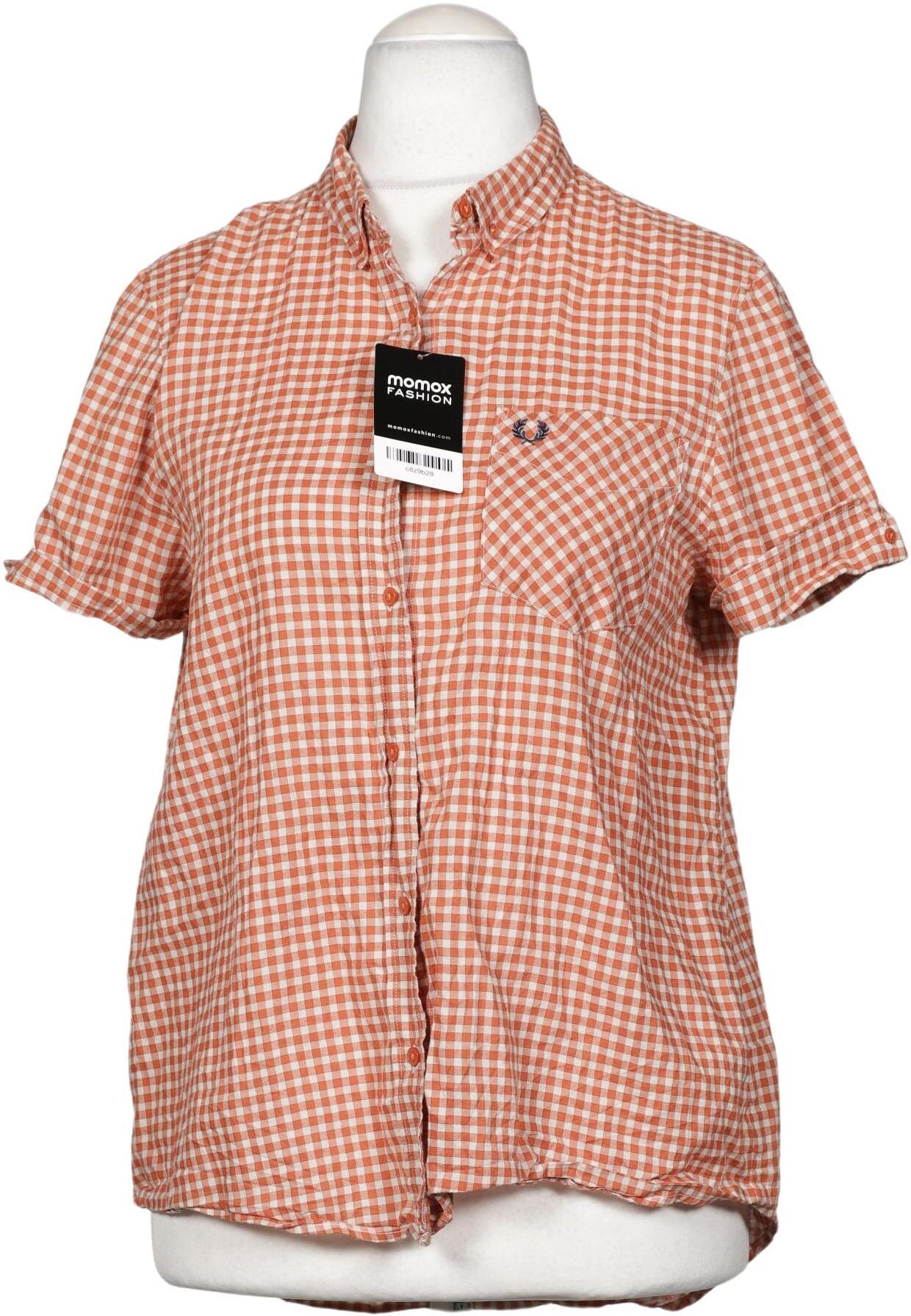 Fred Perry Damen Bluse, Mehrfarbig, Gr. EU 40, Baumwolle - Second Hand