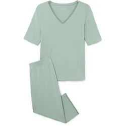 Tchibo - Pyjama-Set - Damen - Gr. L - grün