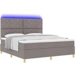 vidaXL, Boxspringbett, Boxspringbett (180 x 200 cm)