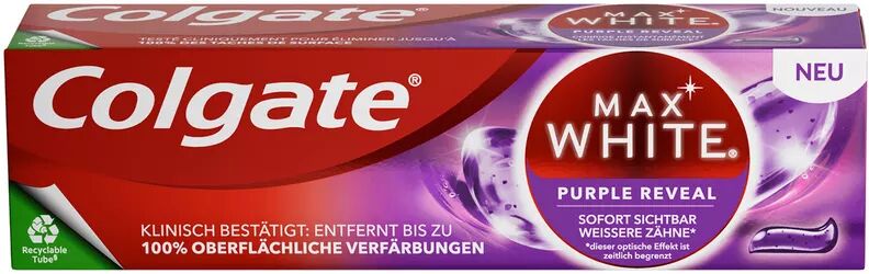 Colgate - Max White Purple Reveal Zahnpasta, 75 ml