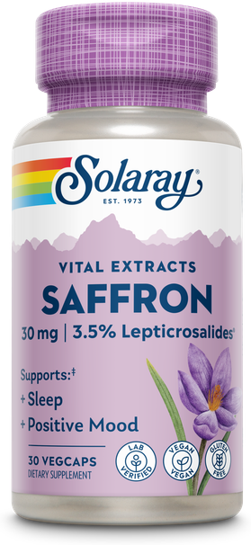 Solaray Saffron 30 Veg Capsules