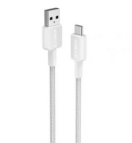Anker USB-Kabel USB-A Stecker, USB-C Stecker 0.9m Weiß A81H5G21